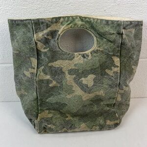 Fluf Organic Cotton Camouflage Lunch Bag